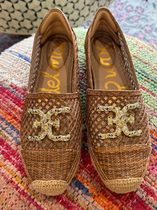 Sam Edelman’s Khiara Emblem Embellished Espadrille Flats - Picture 6 of 6